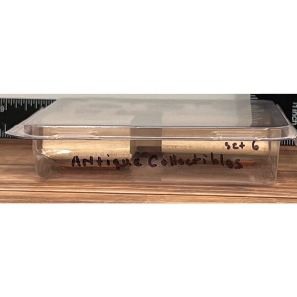 Stampin Up! Antique Collectibles Wood Mounted Rubber Stamp Set Of 6 2000 - Picture 3 of 5